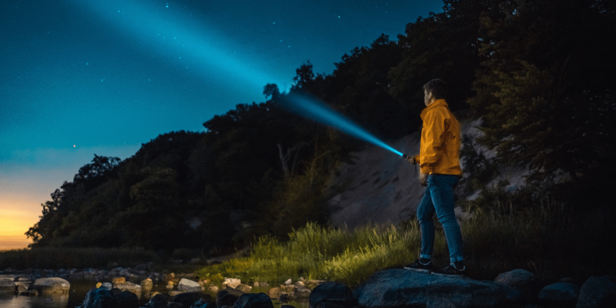 Tactical flashlight - a favorite of adventurers